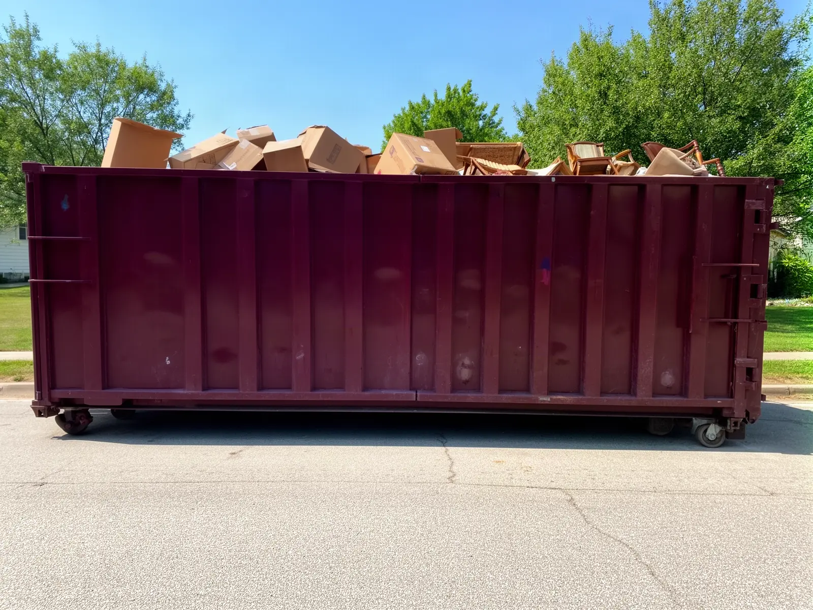 Roll-off dumpster from Down Home Dumpster Co. in Albuquerque, NM